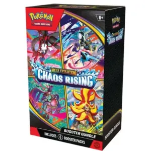 Mega Evolution — Chaos Rising Booster Bundle (6 packs)