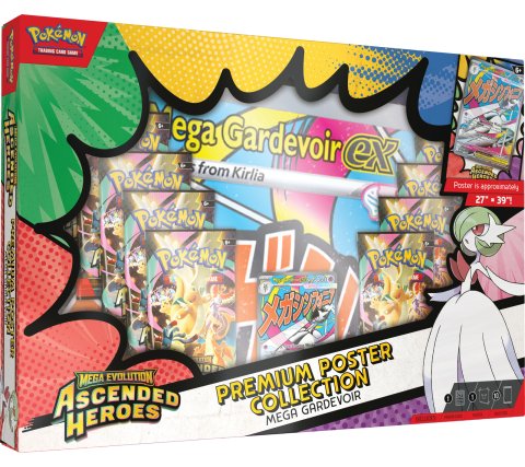 Mega Evolution — Ascended Heroes Premium Poster Collection (Mega Gardevoir)