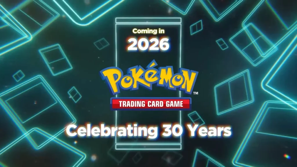 Nieuwe rarity kaarten in Pokemon TCG 30th Anniversary set met glanzende afwerking