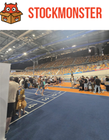 Stockmonster op de beurs in apeldoorn Pocketflex