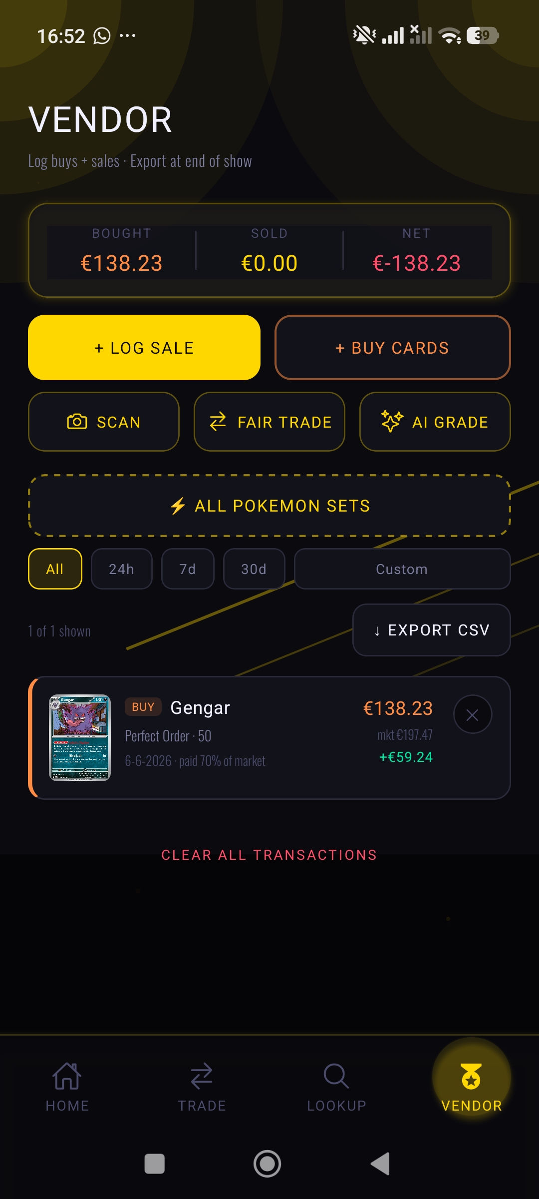 Pokémon kaarten scannen